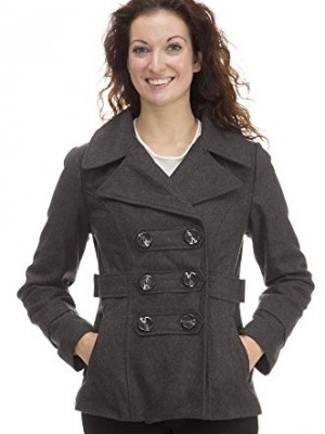 8001-Dollhouse-Womens-Classic-Pea-Coat-with-Pop-Print-Lining-in-Charcoal-Size-1X-0