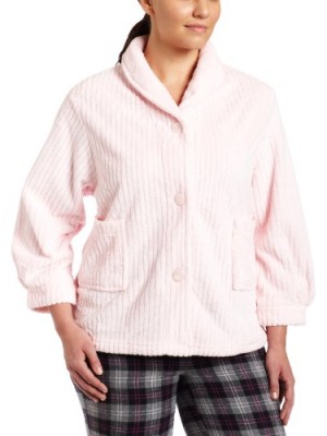 Casual-Moments-Womens-Plus-Size-Shawl-Collar-Bed-Jacket-Light-Pink-2X-0
