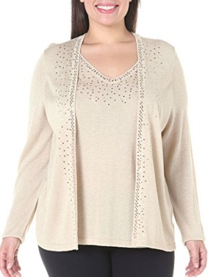 Coral-Bay-Plus-Sequins-Shimmer-Duet-Cardigan-1X-Daisy-gold-0