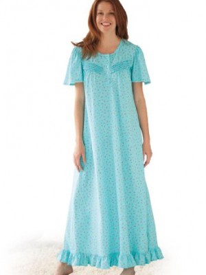 Dreams-Co-Womens-Plus-Size-Long-Cotton-Knit-Gown-Aqua5X-0