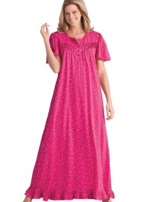Dreams-Co-Womens-Plus-Size-Long-cotton-knit-gown-174-SWEETBERRYL-0