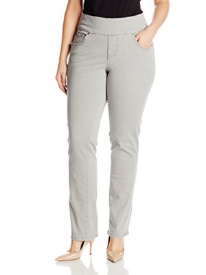 Jag-Jeans-Womens-Plus-Size-Plus-Peri-Pull-On-Straight-Leg-Twill-Pant-Grey-Fog-18W-0
