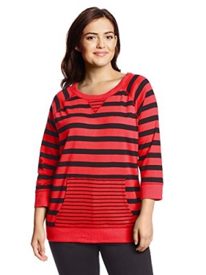 Jones-New-York-Womens-Plus-Size-Stripe-Raglan-Sleeve-Pullover-Fire-RedBlack-2X-0