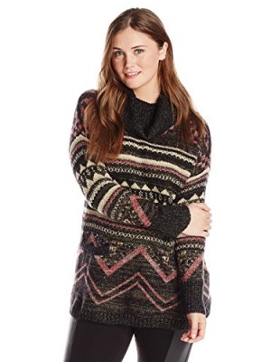 Lucky-Brand-Womens-Plus-Size-Graphic-Cowl-Pullover-Sweater-Multi-1X-0