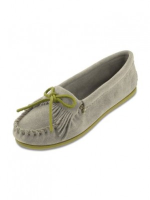 Minnetonka-Womens-Kilty-Moc-Colored-Sole-Lace-Stone-SuedeLime-Loafer-11-M-0