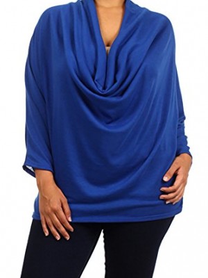 Modern-Kiwi-Veronica-Cowlneck-Plus-Size-Sweater-Tunic-Top-Royal-Blue-3X-0
