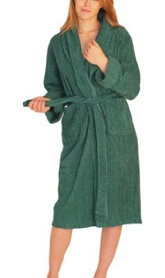 NDK-New-York-Womens-Chenille-Robe-Mid-Calf-Length-100-Cotton-Plus-teal-0