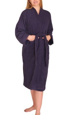 NDK-New-York-Womens-and-Mens-Terry-Cloth-Kimono-Bath-Robe-Unisex-100-Cotton-0
