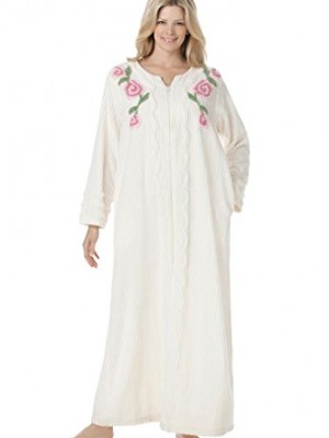 Only-Necessities-Womens-Plus-Size-Robe-in-plush-chenille-with-pockets--0