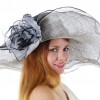 Ready-for-the-Races-Sinamay-Derby-Hat-Black-with-Grey-with-Dark-Grey-0