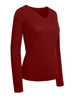 RubyK-Womens-Plus-Size-Classic-V-Neck-Long-Sleeve-Knit-Sweater-0