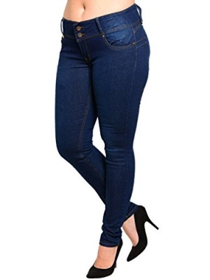 Simplicity-Denim-Jeans-w-Buttons-Zipper-and-Pockets-Plus-Size-Size-13-0