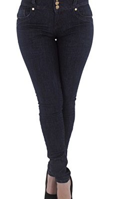 Style-M701P-Plus-Size-High-Waist-Colombian-Design-Butt-lift-Skinny-Jeans-in-Dark-Blue-Size-18-0