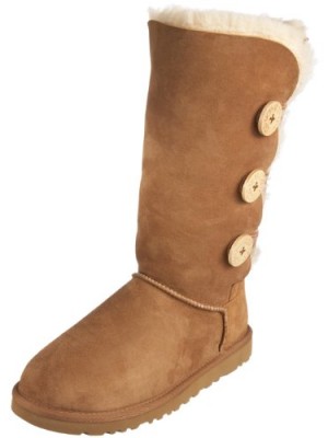 UGG-Australia-Womens-Bailey-Button-Triplet-Boots-Footwear-Chestnut-Size-9-M-0