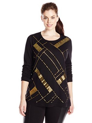 Vince-Camuto-Womens-Plus-Size-Long-Sleeve-Sweater-with-Headset-Embellishment-Rich-Black-2X-0